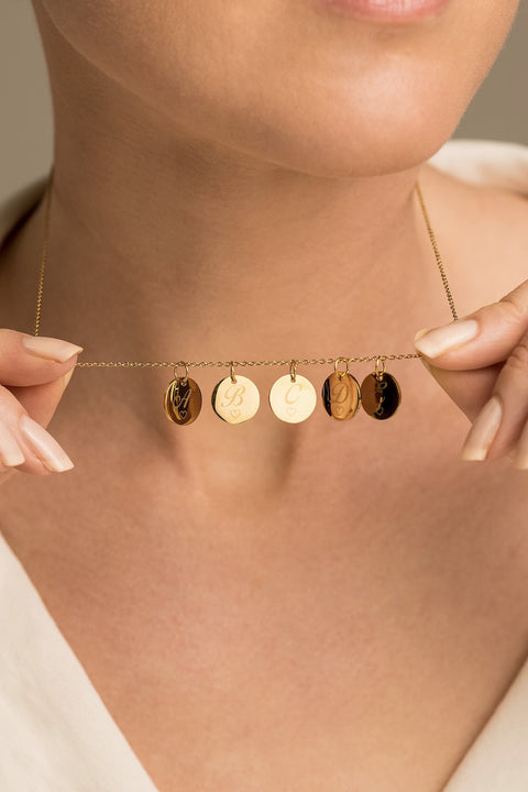 Collier Initiale à graver