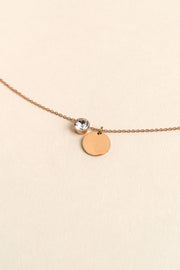 Collier Eva Or Rose à graver_meimelinparis