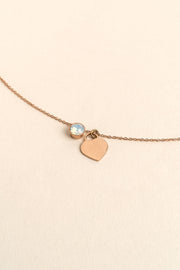 Collier Eva Or Rose à graver_meimelinparis