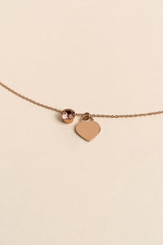 Collier Eva Or Rose à graver_meimelinparis