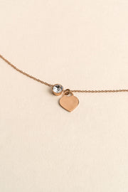 Collier Eva Or Rose à graver_meimelinparis