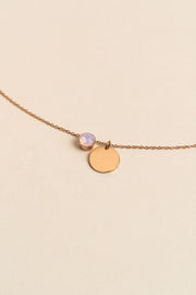 Collier Eva Or Rose à graver_meimelinparis