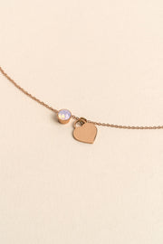 Collier Eva Or Rose à graver_meimelinparis