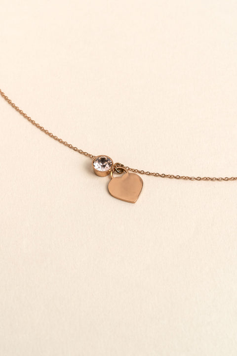 Collier Eva Or Rose à graver_meimelinparis