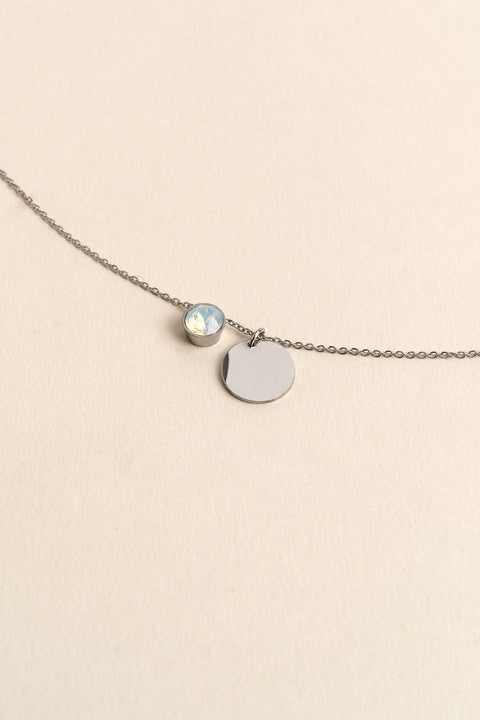 Collier Eva Argent à graver_meimelinparis